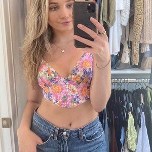 Princess polly floral crop top